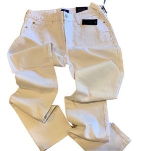 NWT Not Your Daughters Jeans white jeans 10